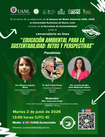 Conversatorio en línea “Educación ambiental para la sustentabilidad retos y perspectivas”
